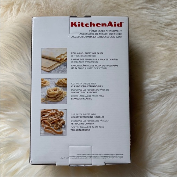 KitchenAid 3-piece Pasta Roller & Cutter Set - Picture 8 of 9